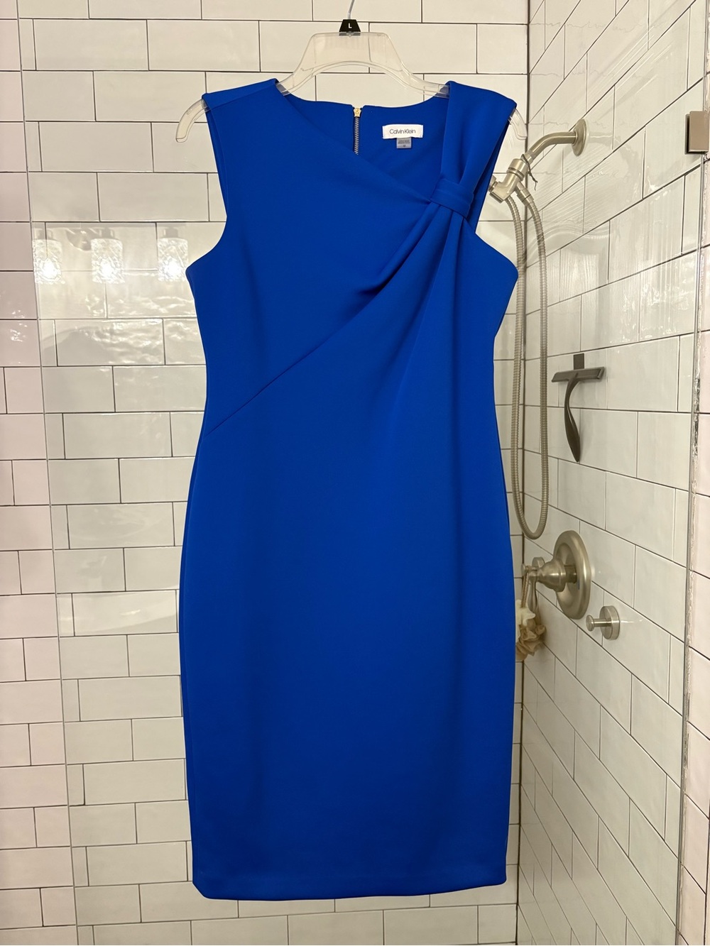Calvin Klein Cobalt Blue Sleeveless Sheath Dress size 10
